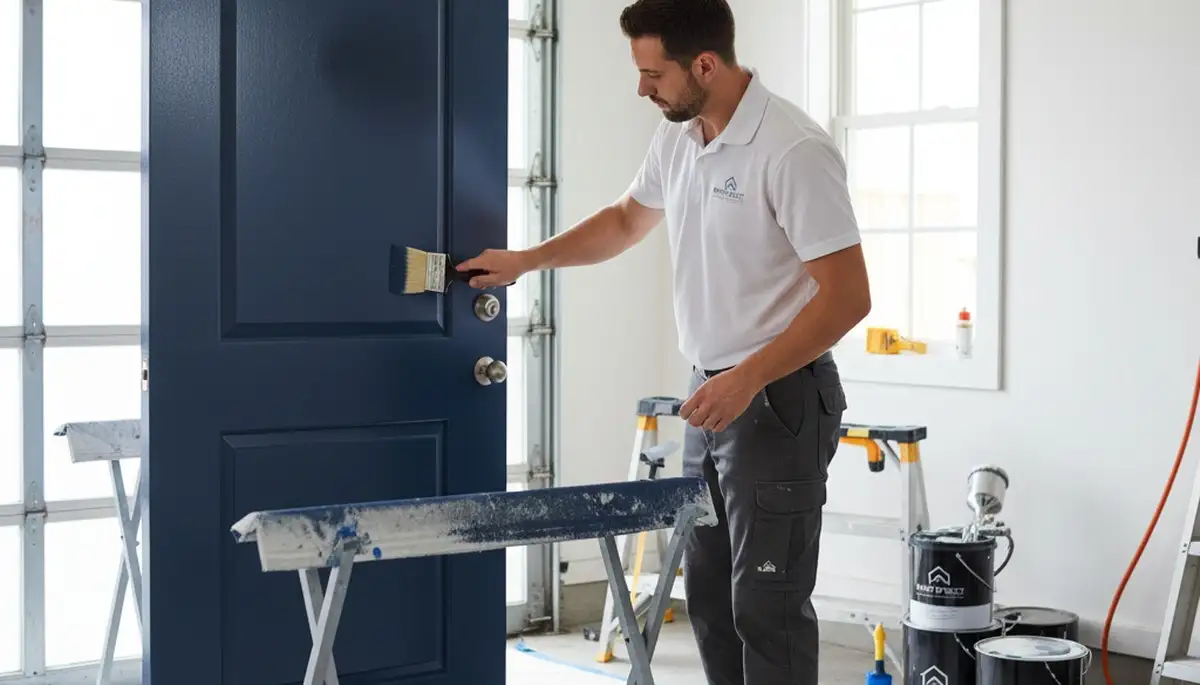 Professional door painting and refinishing in Bakersfield, CA for sun-resistant, durable finishes