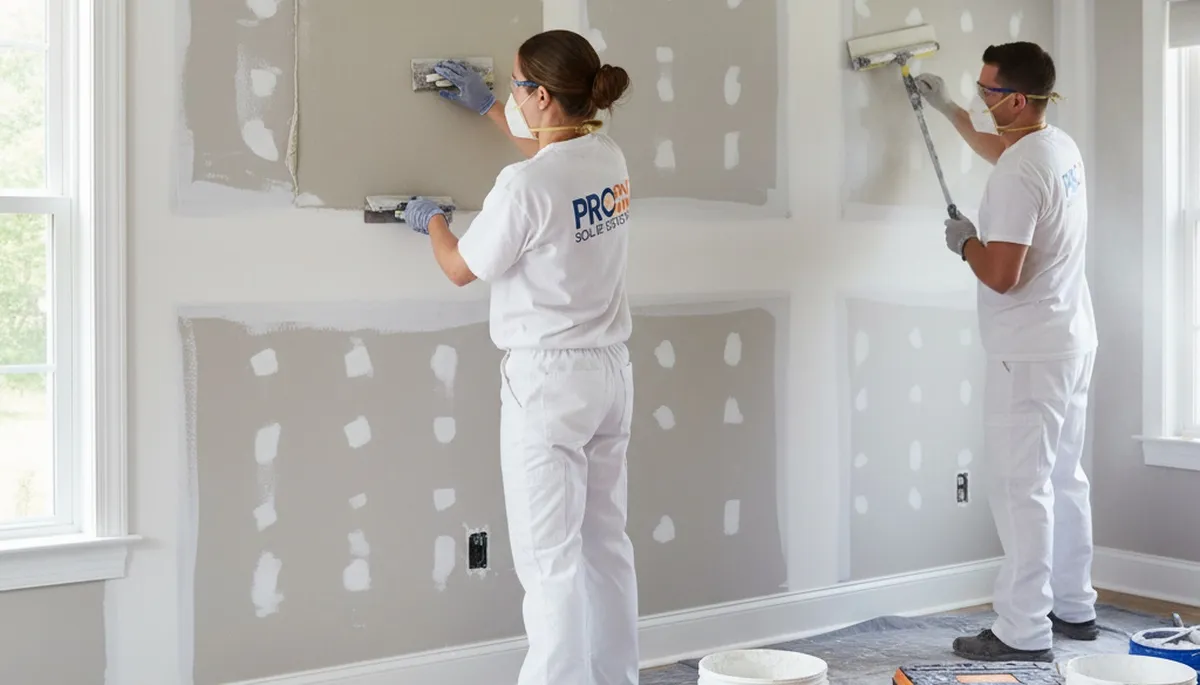 Professional drywall repair and wall patching by expert painters in Bakersfield, CA homes