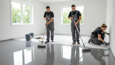 Professional epoxy garage floor coating in Bakersfield, CA for durable home and workshop surfaces