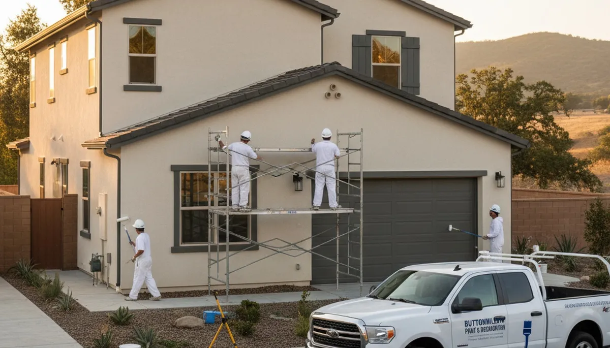 Professional house painting service in Bakersfield, CA enhancing home exterior curb appeal