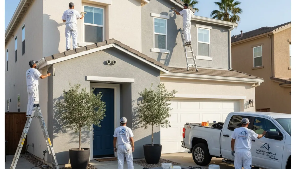 House painting service in Bakersfield, CA for residential interior and exterior home painting projects
