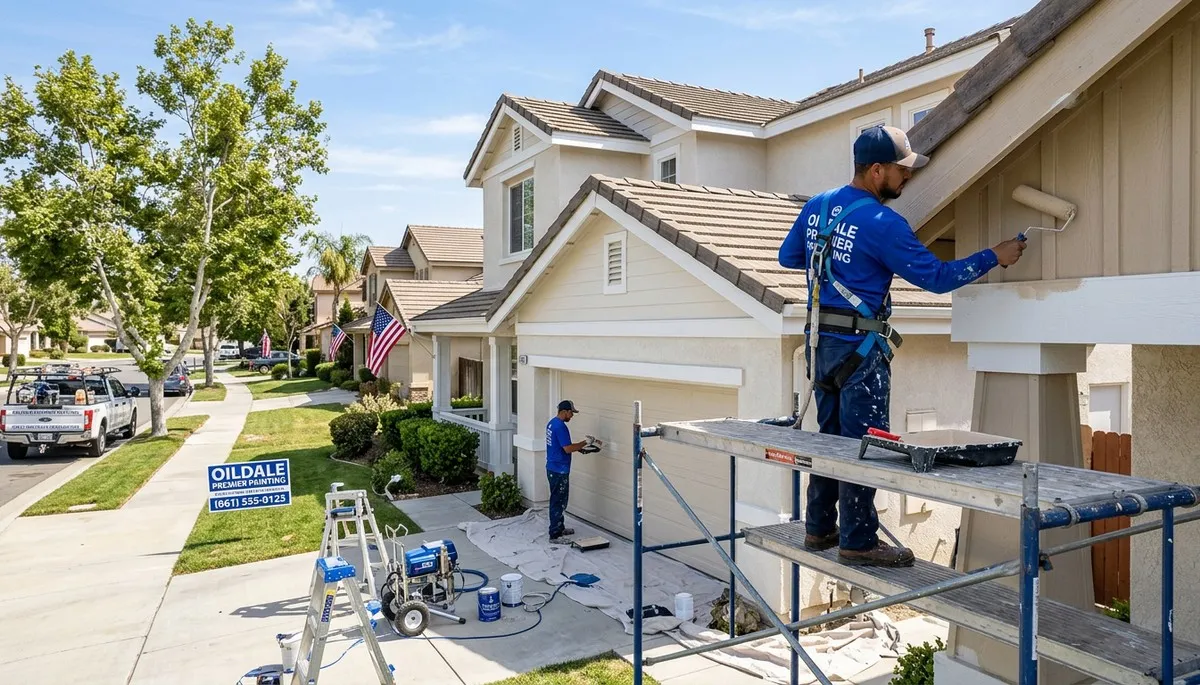 Professional house painting service in Bakersfield CA transforming home exteriors with fresh paint