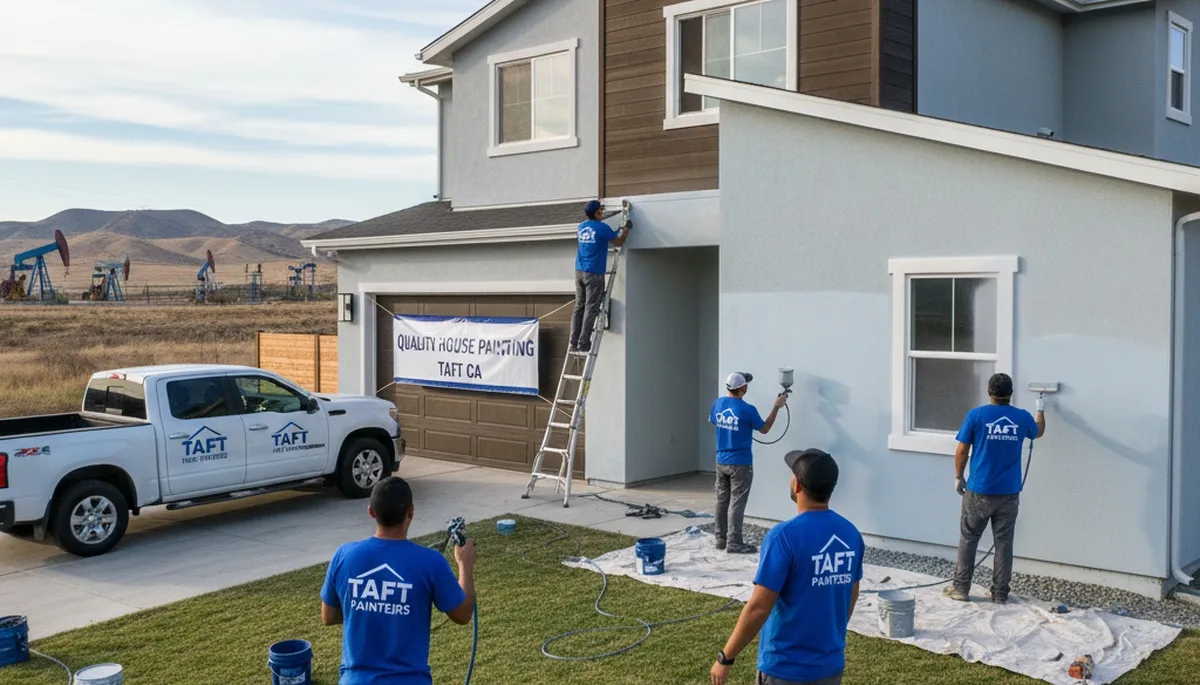 House painting service in Bakersfield, CA by PainterBakersfieldCA.com for residential exterior painting
